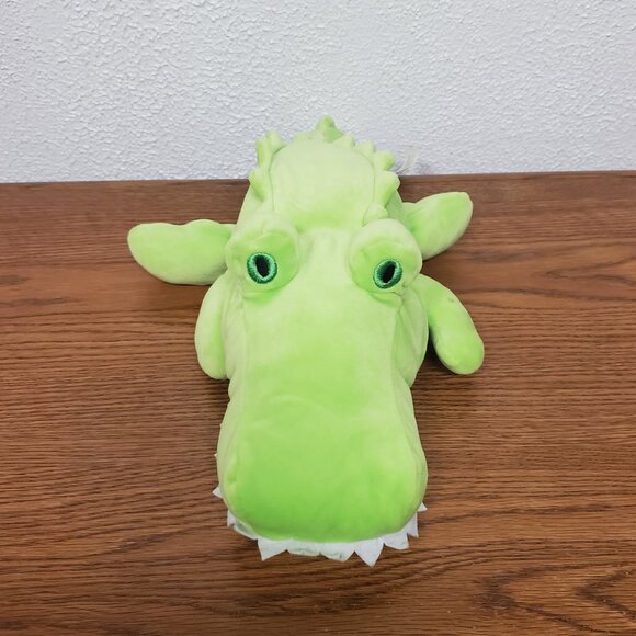 Plush Green Aligator Hand Puppet Pretend Toys by Adventure Planet 16" Long - Picture 1 of 7